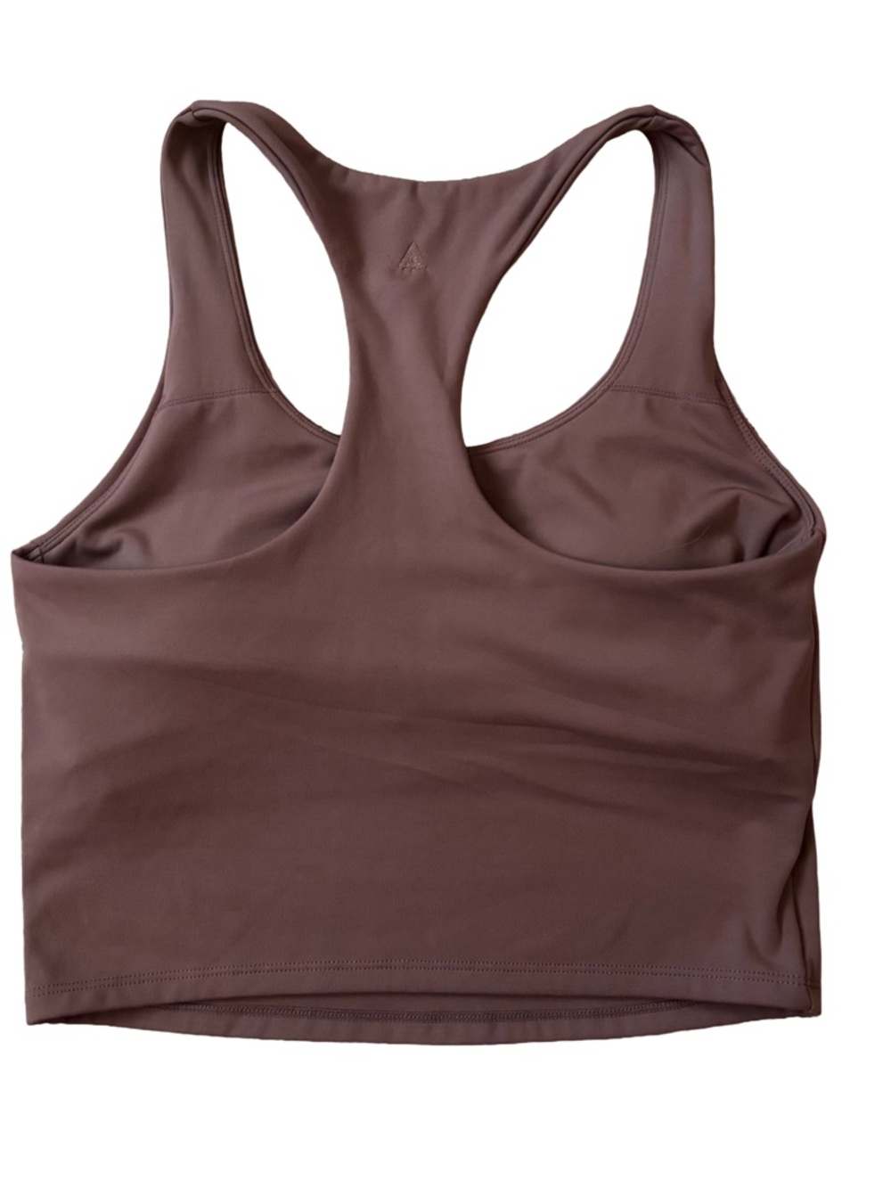Vitality Revive Racerback Crop Tank Shelf Bra Dusty Mauve Size Medium - Picture 4 of 5